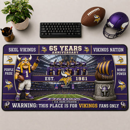 All Football Anniversary For Fans Desk Mat Mouse Pad Plus Size Trending - 5to9vibe