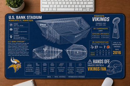 All Football Stadium BluePrint Desk Mat Mouse Pad Plus Size Trending - 5to9vibe