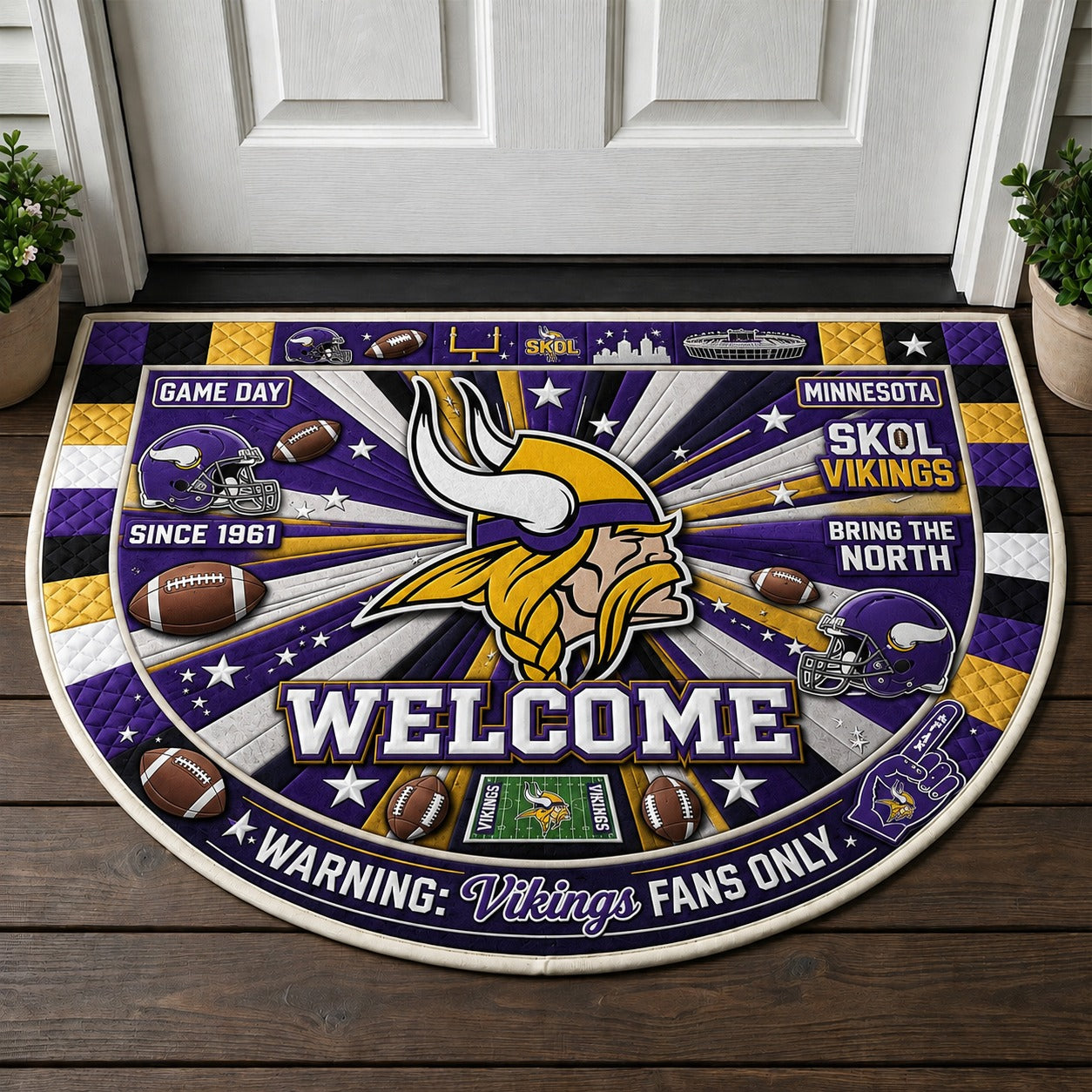 Alfombra personalizada de bienvenida premium de equipo de la MLB – Felpudo de béisbol personalizado