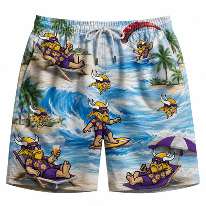All Football Teams Mascot Beach Viber Unisex Hawaiian Shirt For Men & Women