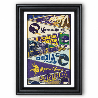 All Football Teams Vintage Anniversary For Fans No Frame Vertical Poster - 5to9vibe