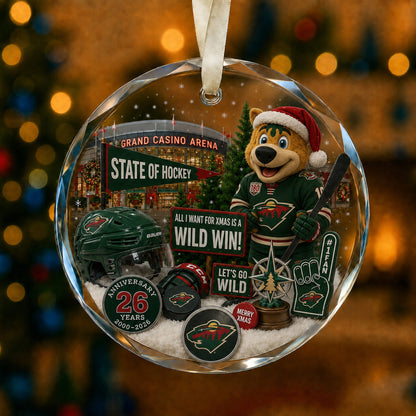 All Hockey Teams Christmas Glass Ornament With Gift Box Trending - 5to9vibe