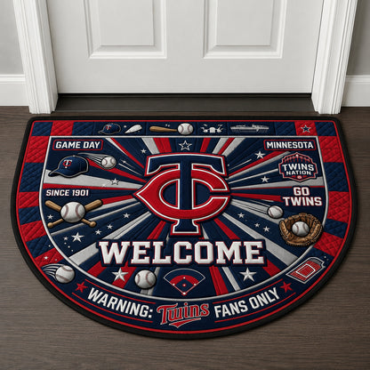 Alfombra personalizada de bienvenida premium de equipo de la MLB – Felpudo de béisbol personalizado