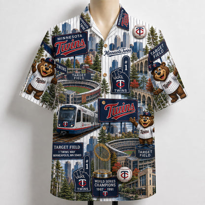 All Baseball Teams Iconic 2 Moments Aloha Shirt for Baseball Fans Button-Up Unisex Hawaiian Shirt For Men and Women
