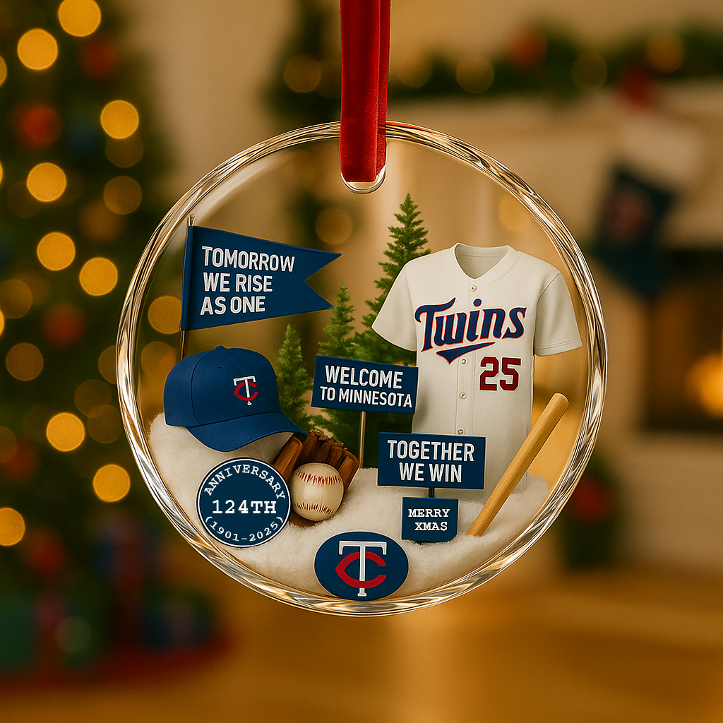 Baseball Glass Ornament 3 With Gift Box Christmas Baseball Team - Glass Ornament-Glass Ornament-5TO9VIBE