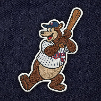 Mascots Baseball Team Embroidered Logo Premium Quarter Zip Sweatshirt, Inspired Quarter Zip Sweater, Unisex Baseball Sweatshirt