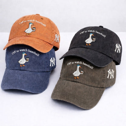 Off to watch Baseball Embroidered Logo Premium Baseball Cap