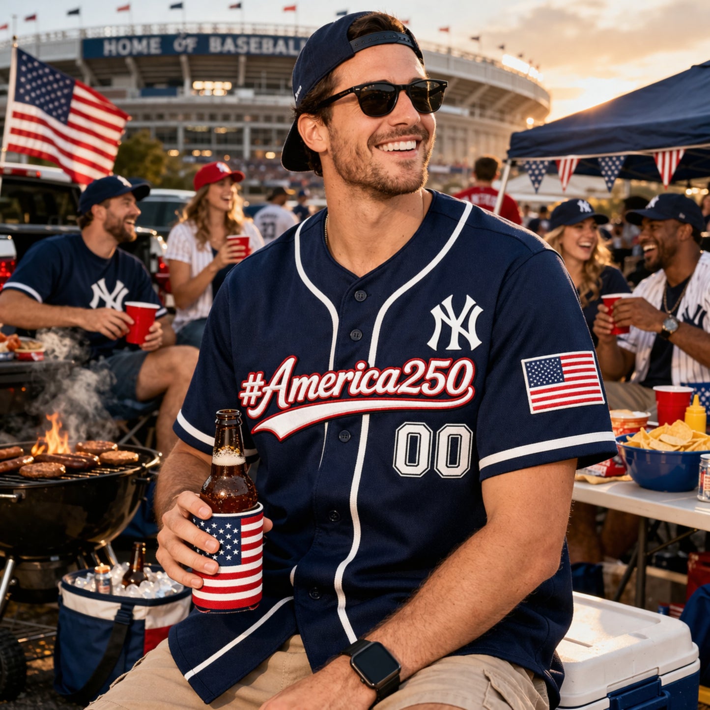 250 Years America Anniversary Custom stitched & printed baseball Jersey, Personalized embroidery Name Number Logo, Baseball Jersey Sport Team Logo America 250