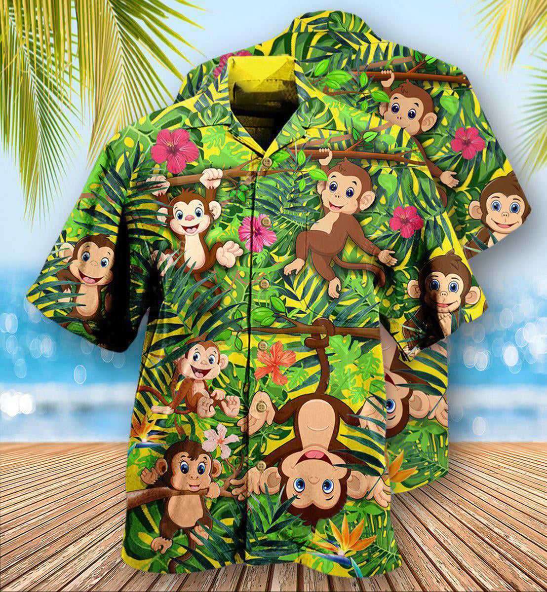 Monkey Animals Are My Spirit - Hawaiian Shirt 