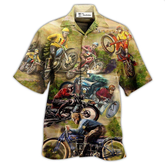 Hawaiian Shirt / Adults / S Motorcycle Is My Therapy - Hawaiian Shirt 