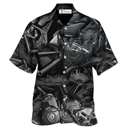 Motorcycle Live To Ride Luxury - Unisex Hawaiian Shirt For Men and Women