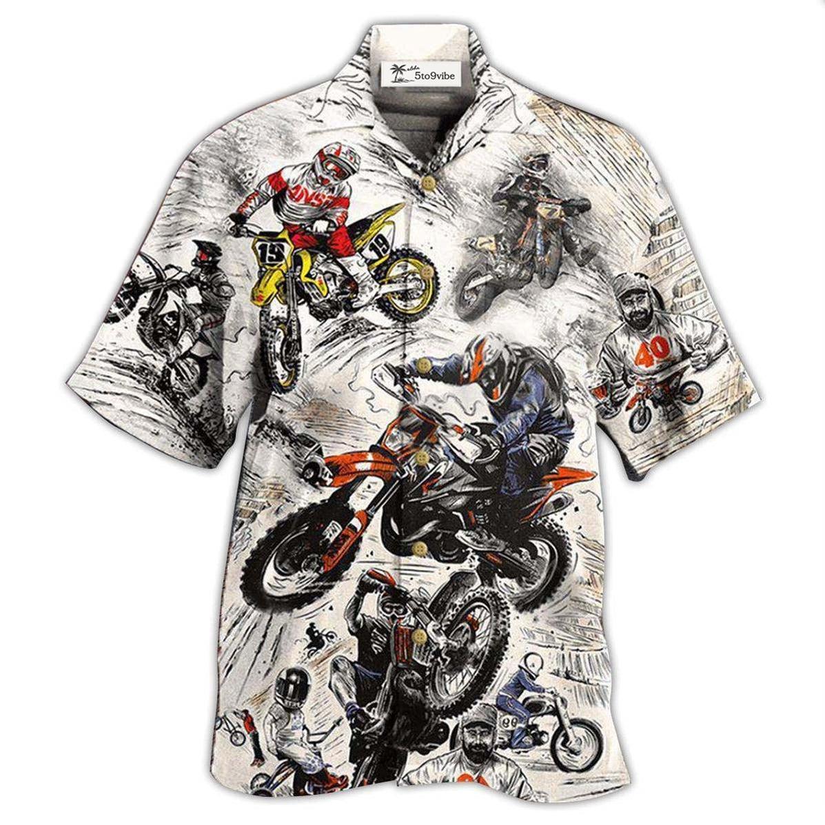 Hawaiian Shirt / Adults / S Motorcycle Ride Hard And Cool - Hawaiian Shirt 