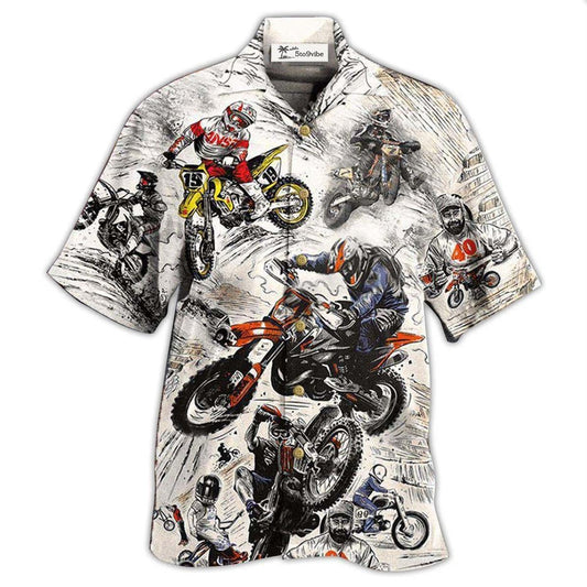 Hawaiian Shirt / Adults / S Motorcycle Ride Hard And Cool - Hawaiian Shirt 