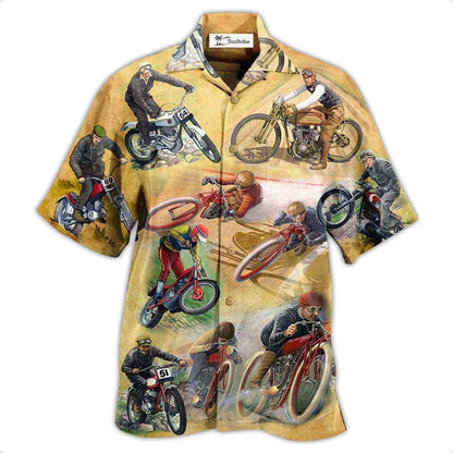 Hawaiian Shirt / Adults / S Motorcycle Amazing Vintage Style - Hawaiian Shirt 