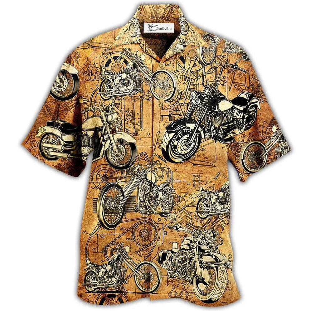 Hawaiian Shirt / Adults / S Motorcycle Vintage I'm Cool - Hawaiian Shirt 