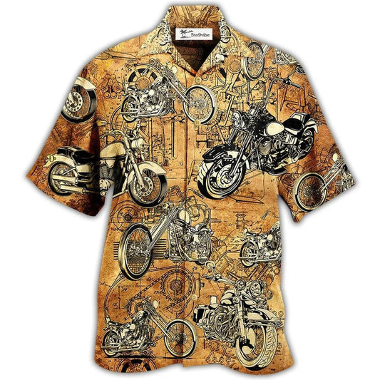 Hawaiian Shirt / Adults / S Motorcycle Vintage I'm Cool - Hawaiian Shirt 