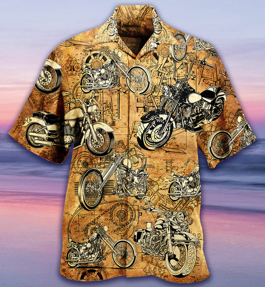 Motorcycle Vintage I'm Cool - Hawaiian Shirt 