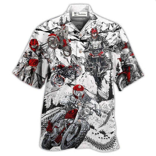 Hawaiian Shirt / Adults / S Motorcycle What Is Life I'm So Happy - Hawaiian Shirt 