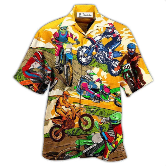 Hawaiian Shirt / Adults / S Motorcycle What Is Life Without A Little Risk I'm Cool - Hawaiian Shirt 