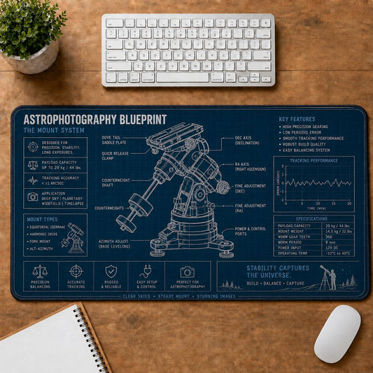 Mount Astronomy Desk Mat | 5To9Vibe