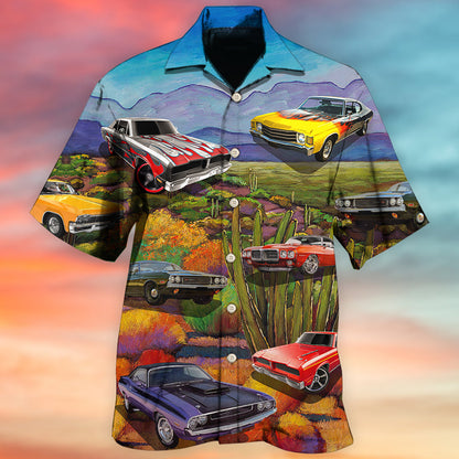 Car Landscape Style - Hawaiian Shirt 