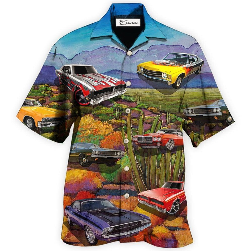 Hawaiian Shirt / Adults / S Car Landscape Style - Hawaiian Shirt 