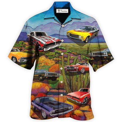 Hawaiian Shirt / Adults / S Car Landscape Style - Hawaiian Shirt 