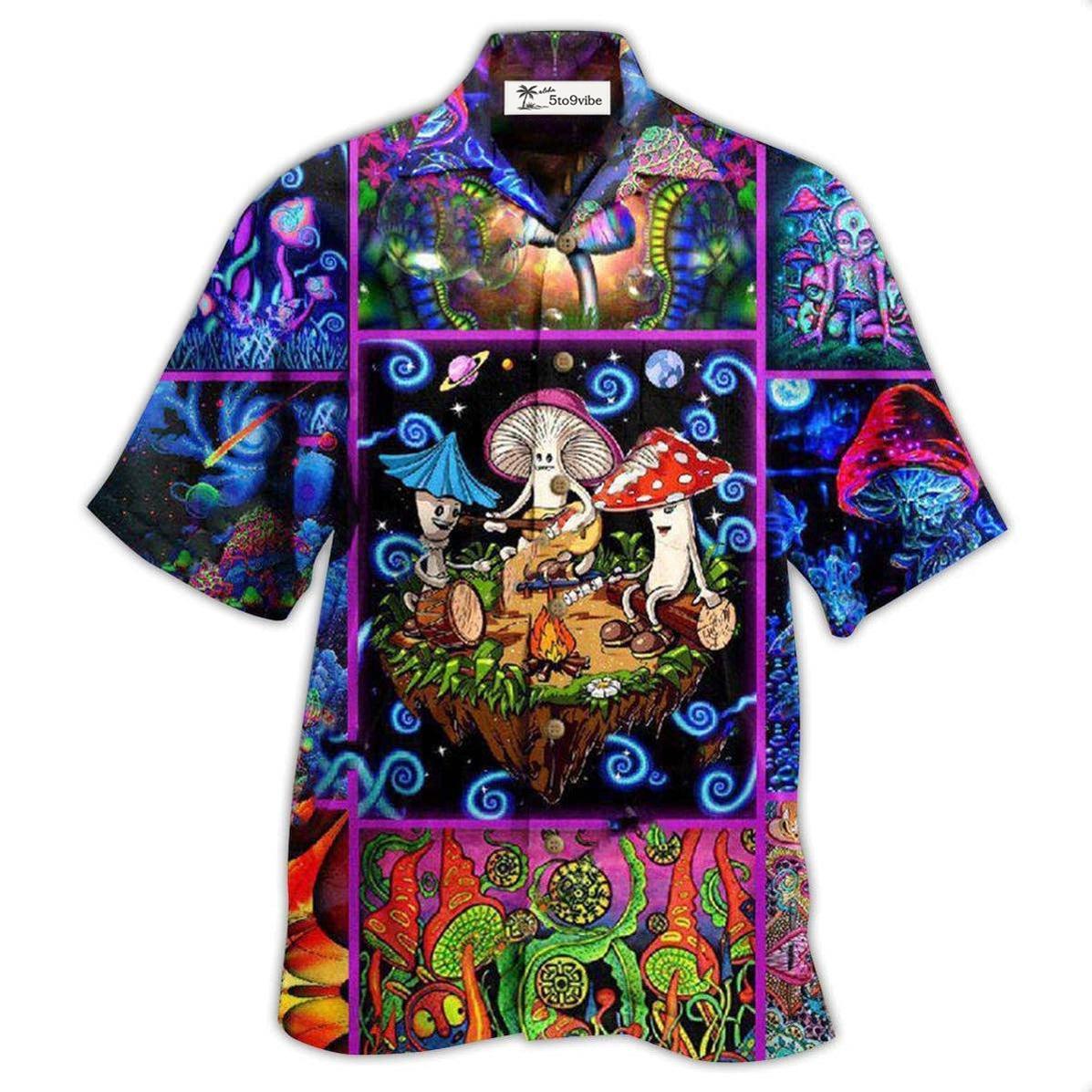Hawaiian Shirt / Adults / S Mushroom Into The Woods I Go To Lose My Mind And Find My Soul - Hawaiian Shirt 