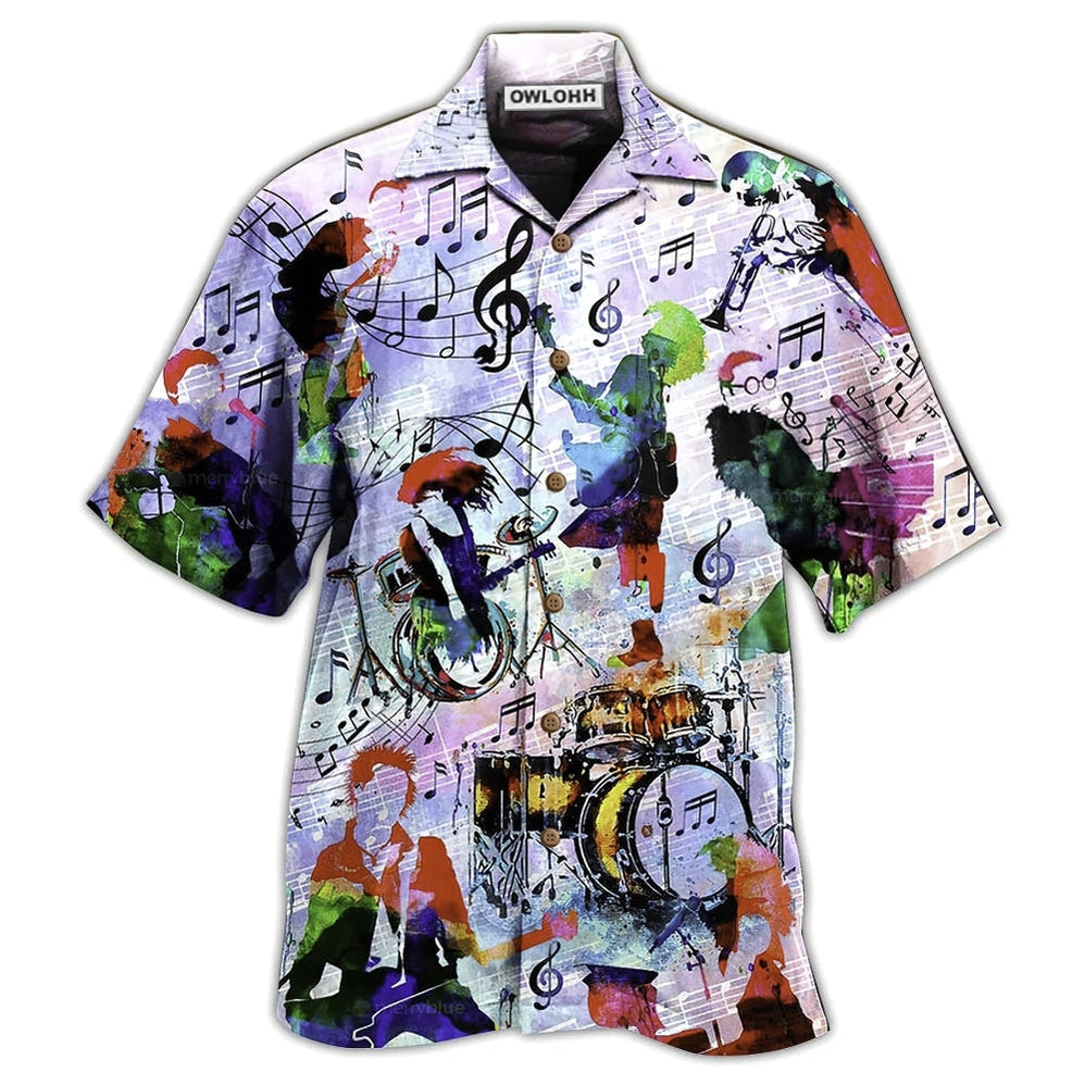Hawaiian Shirt / Adults / S Music Band My Soul - Hawaiian Shirt 