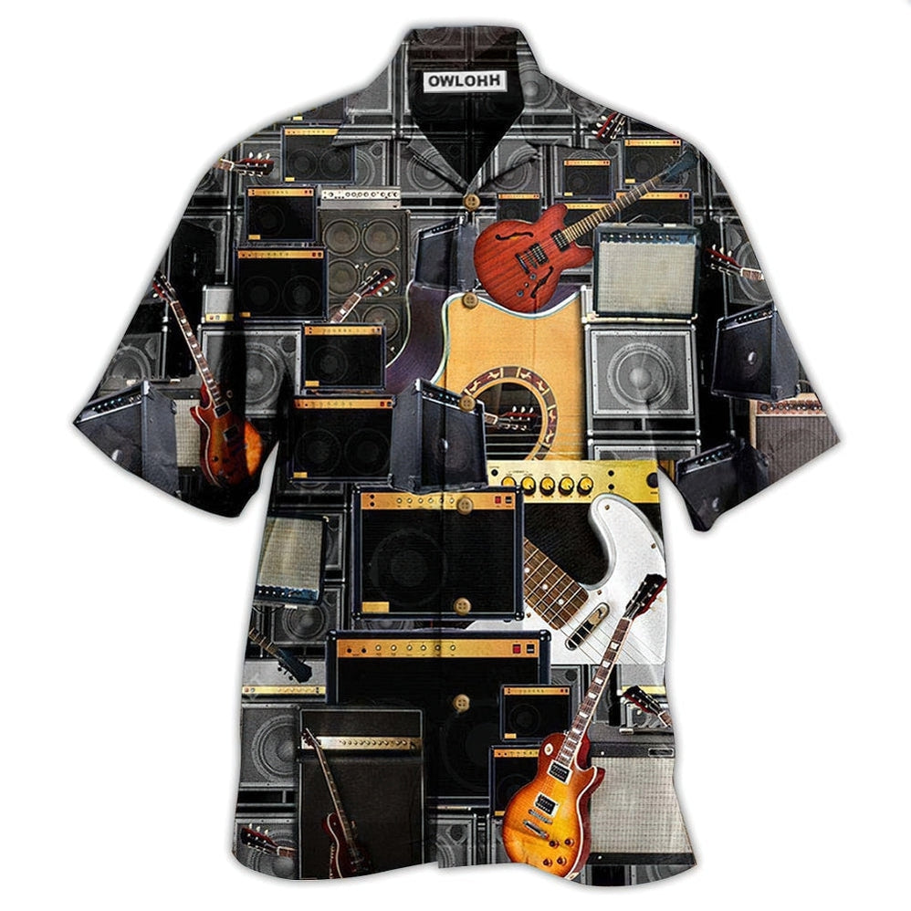 Hawaiian Shirt / Adults / S Music Control A Big Amplifier As Control An Elephant - Hawaiian Shirt 