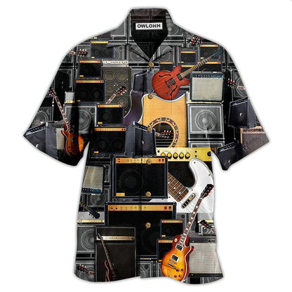 Hawaiian Shirt / Adults / S Music Control A Big Amplifier As Control An Elephant - Hawaiian Shirt 