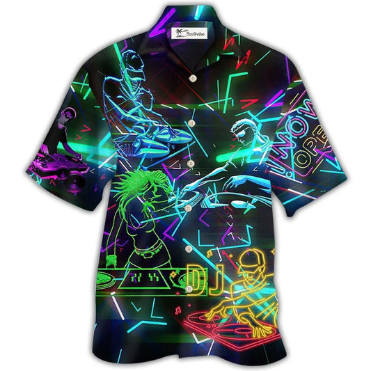 Hawaiian Shirt / Adults / S DJ Stunning Color Music - Hawaiian Shirt 
