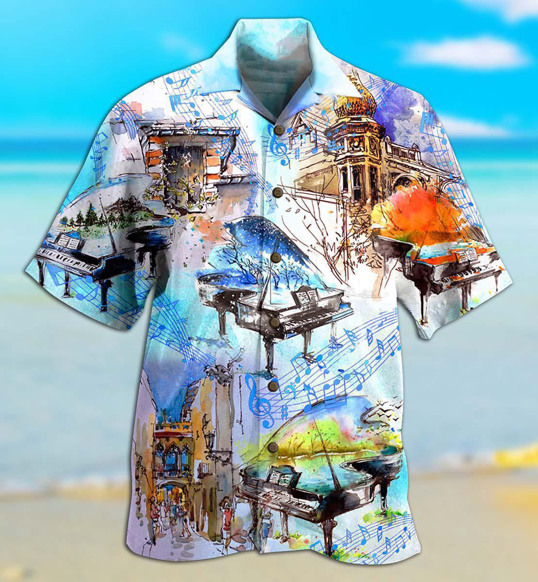 Music Fly Everywhere Of The World - Hawaiian Shirt 