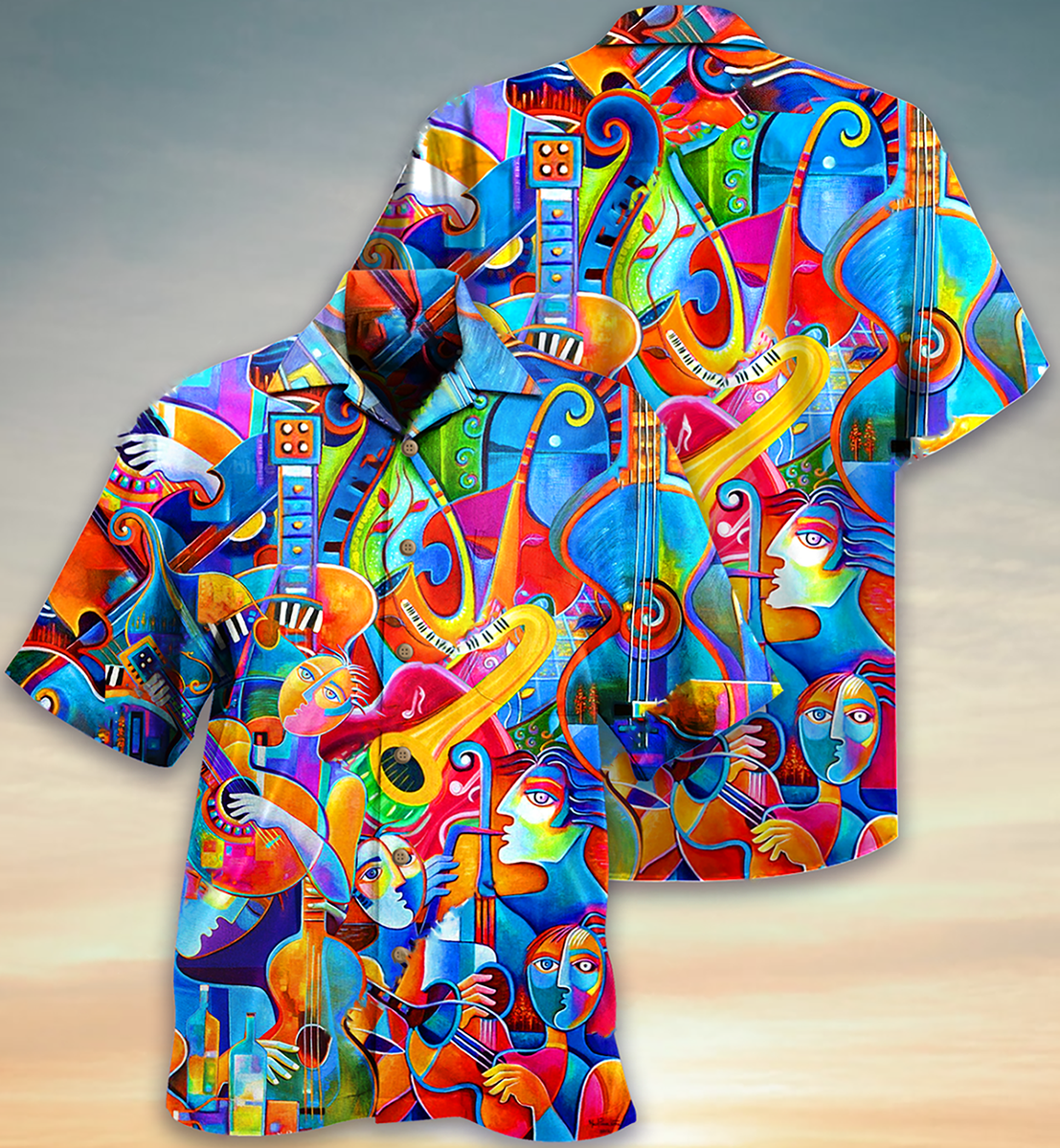 Music Fullcolor Style - Hawaiian Shirt 