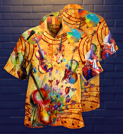 Guitar Love And Peace Life - Hawaiian Shirt 