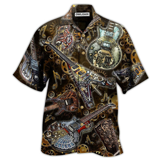 Hawaiian Shirt / Adults / S Guitar Machine Style - Hawaiian Shirt 