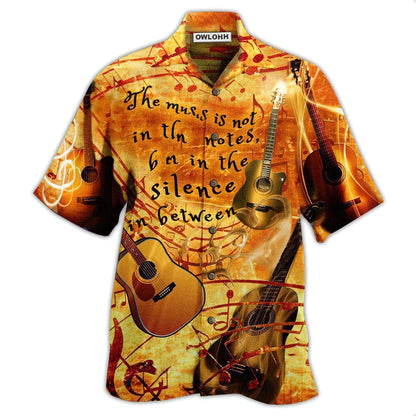 Hawaiian Shirt / Adults / S Guitar Vintage The Silence - Hawaiian Shirt 