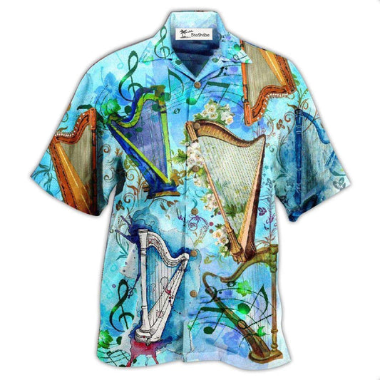 Hawaiian Shirt / Adults / S Harp Is My Life - Hawaiian Shirt 