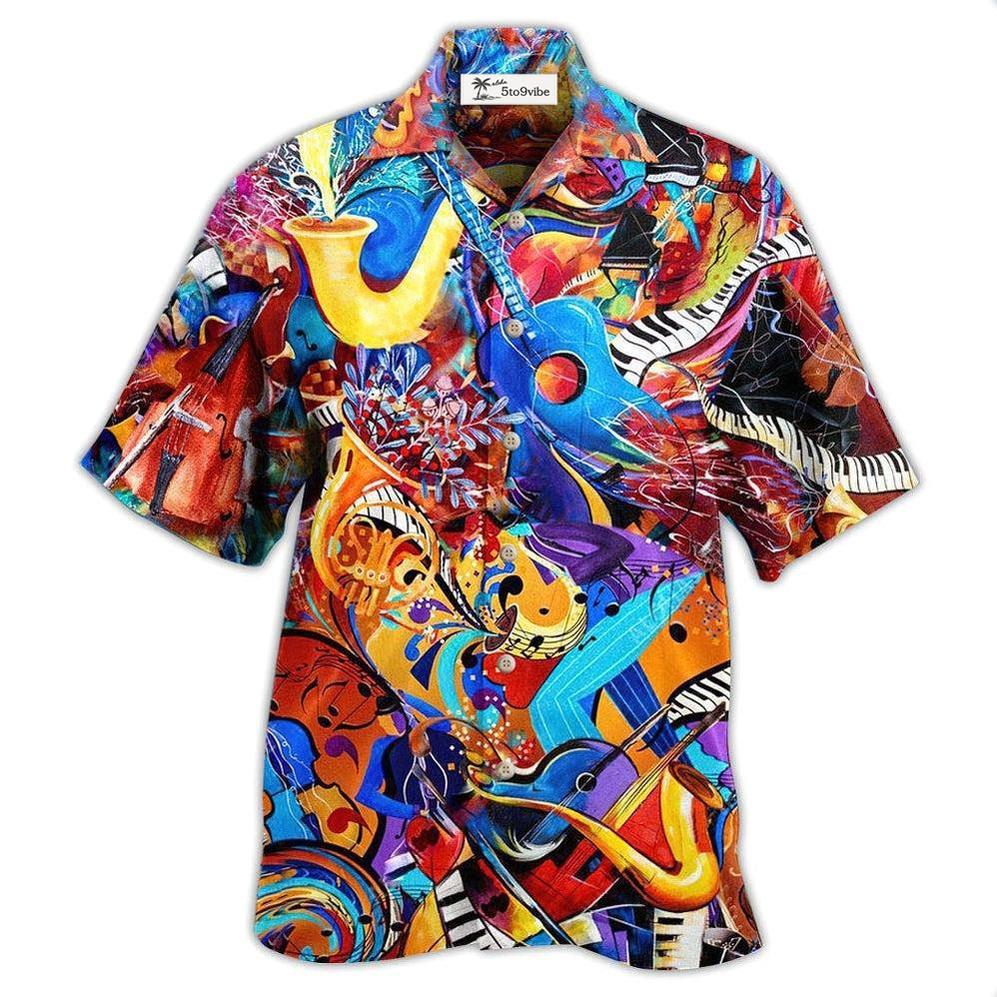 Hawaiian Shirt / Adults / S Music Is A Journey - Hawaiian Shirt 