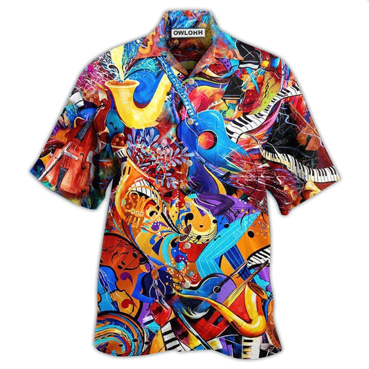 Hawaiian Shirt / Adults / S Music Is A Journey - Hawaiian Shirt 