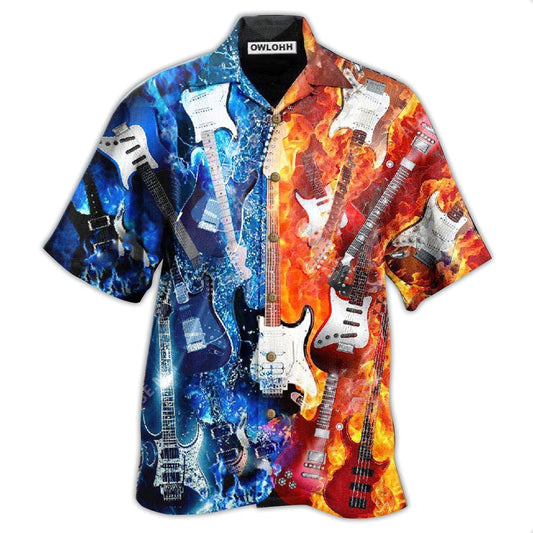 Hawaiian Shirt / Adults / S Guitar Is Therapy Is Life - Hawaiian Shirt 