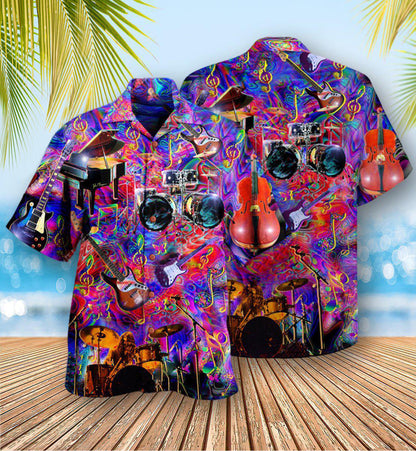 Music Is My Therapy Forever - Hawaiian Shirt 