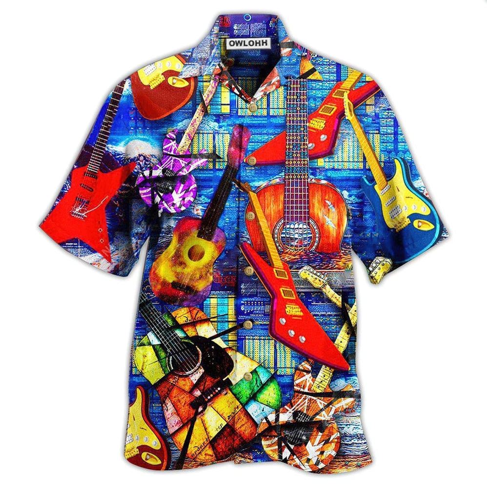 Hawaiian Shirt / Adults / S Guitar Life Is Full Of Choices And I Choose - Hawaiian Shirt 