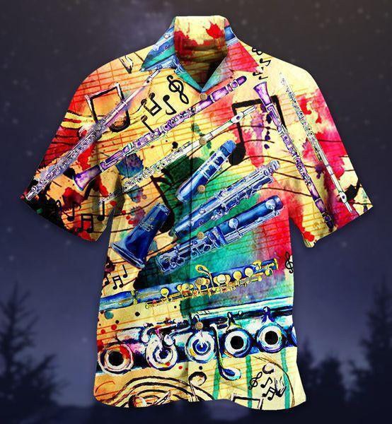 Flute Music Love Life Style So Cool - Hawaiian Shirt 