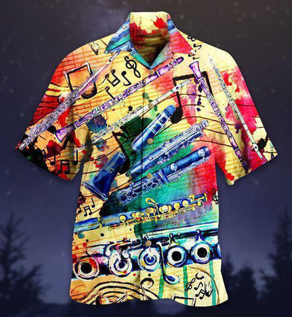 Flute Music Love Life Style So Cool - Hawaiian Shirt 