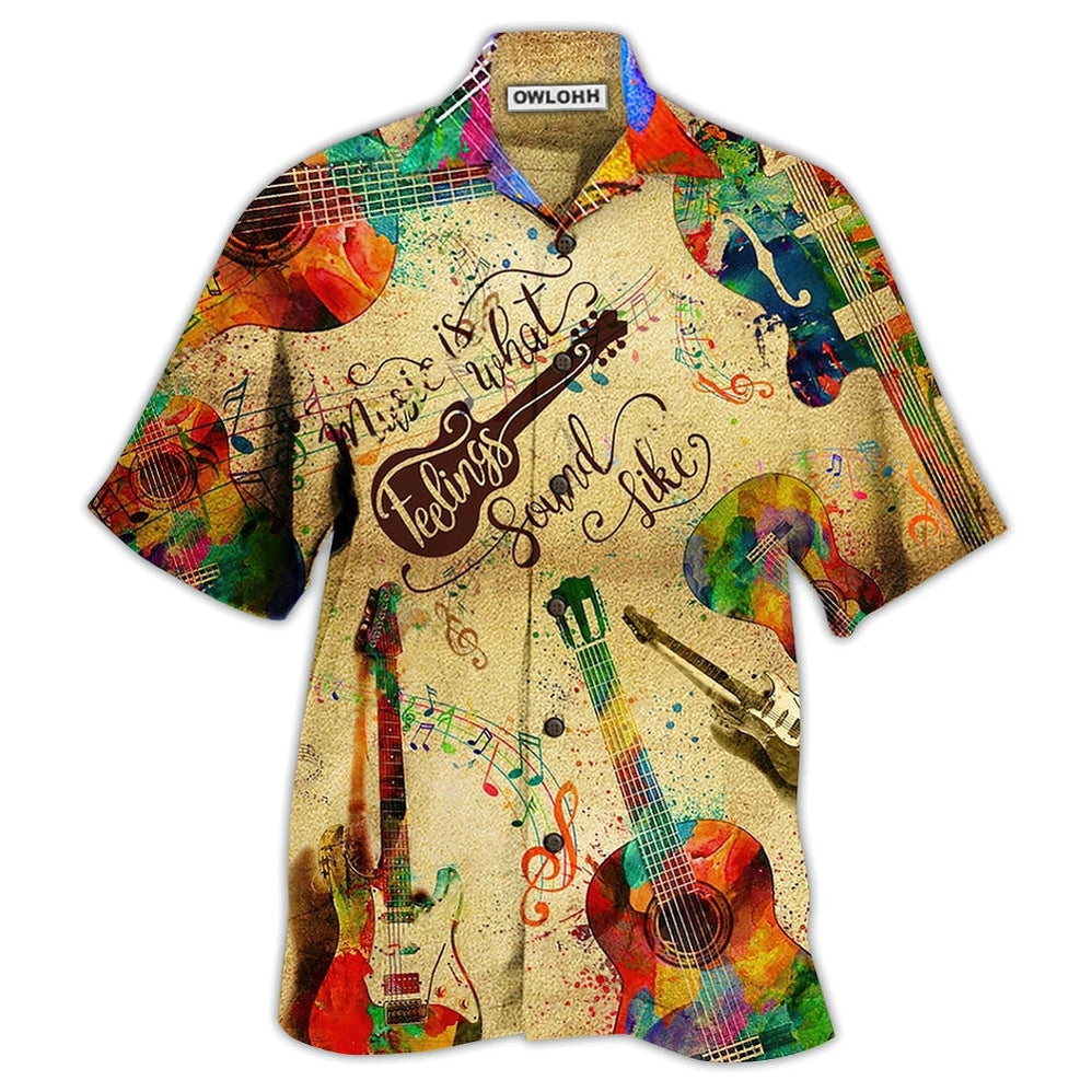 Hawaiian Shirt / Adults / S Guitar Can Sing - Hawaiian Shirt 