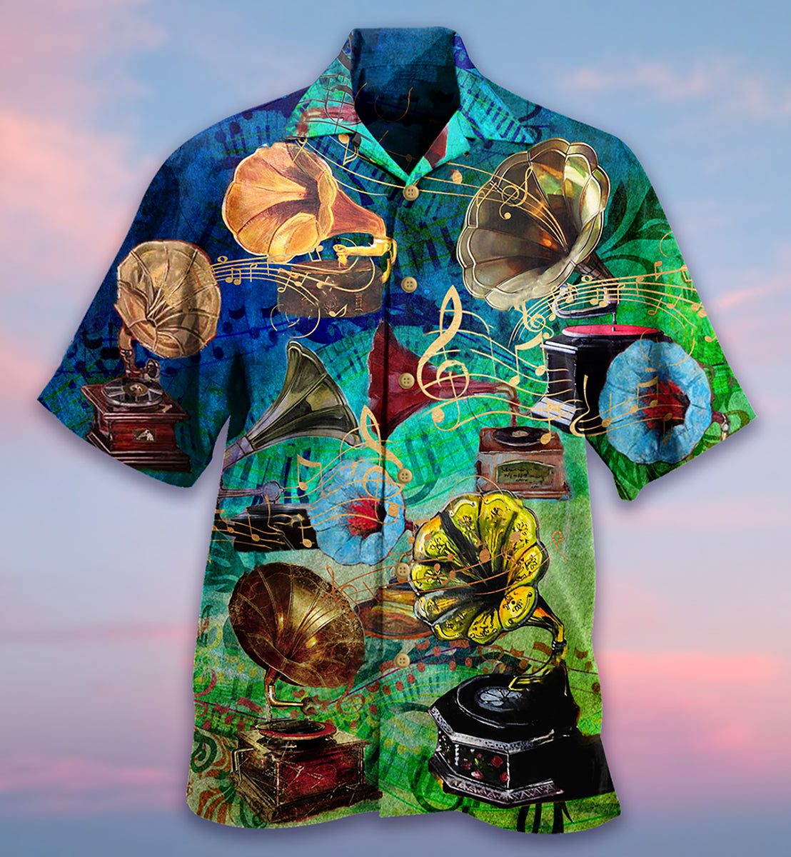 Gramophone Music My Life - Hawaiian Shirt 