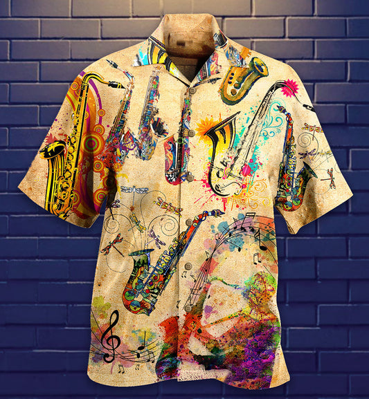Saxophone Is My Beautiful Life - Hawaiian Shirt 