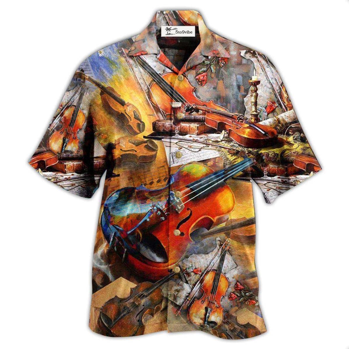 Hawaiian Shirt / Adults / S Violin Music The That Most Human Of All Instruments - Hawaiian Shirt 