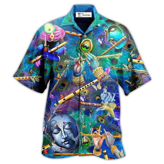 Hawaiian Shirt / Adults / S Flute Music Where Words Fail Speaks - Hawaiian Shirt 